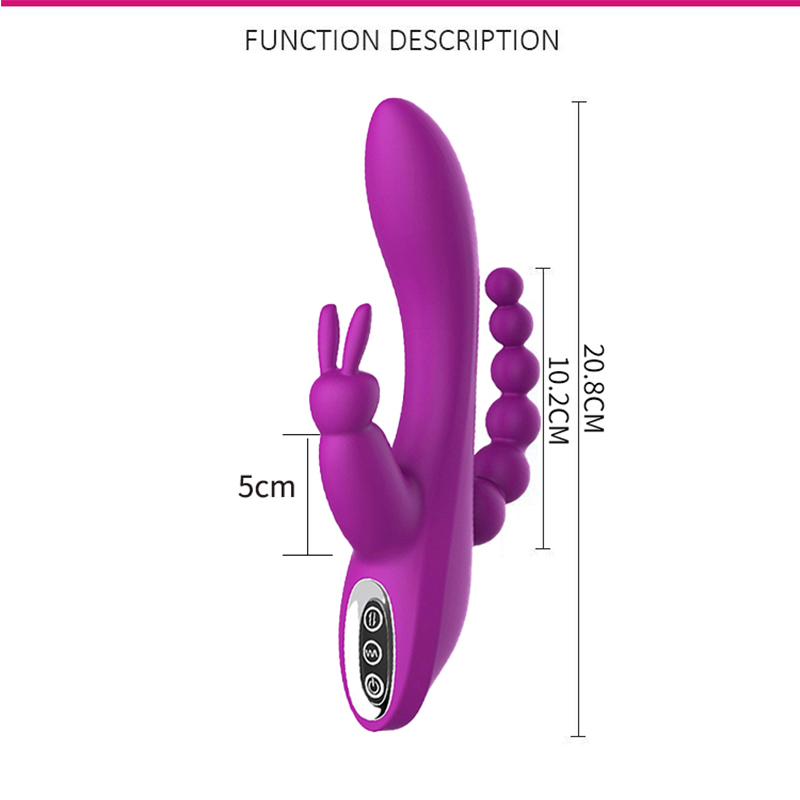 G-spot vibrator female orgasm masturbation double head