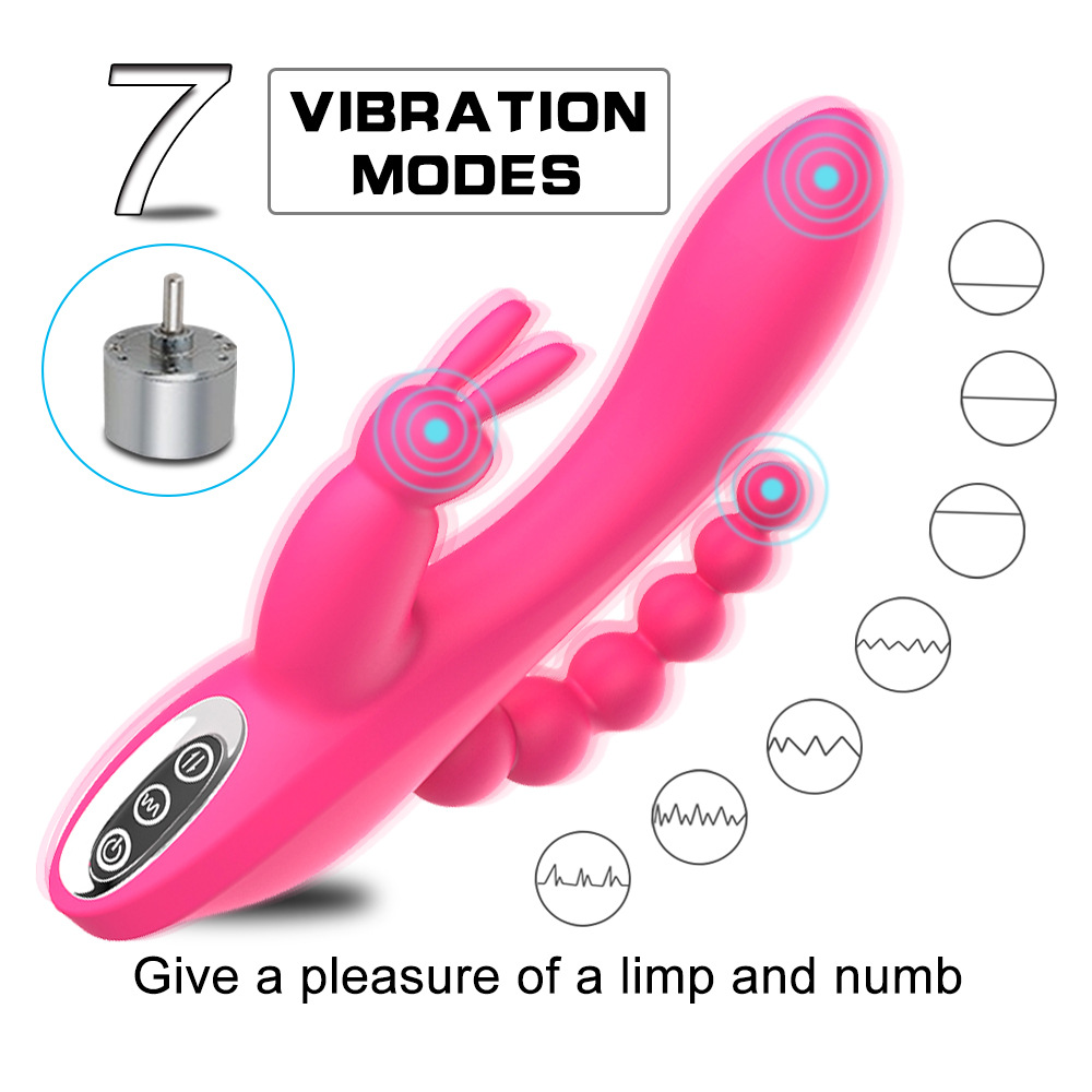 G-spot vibrator female orgasm masturbation double head