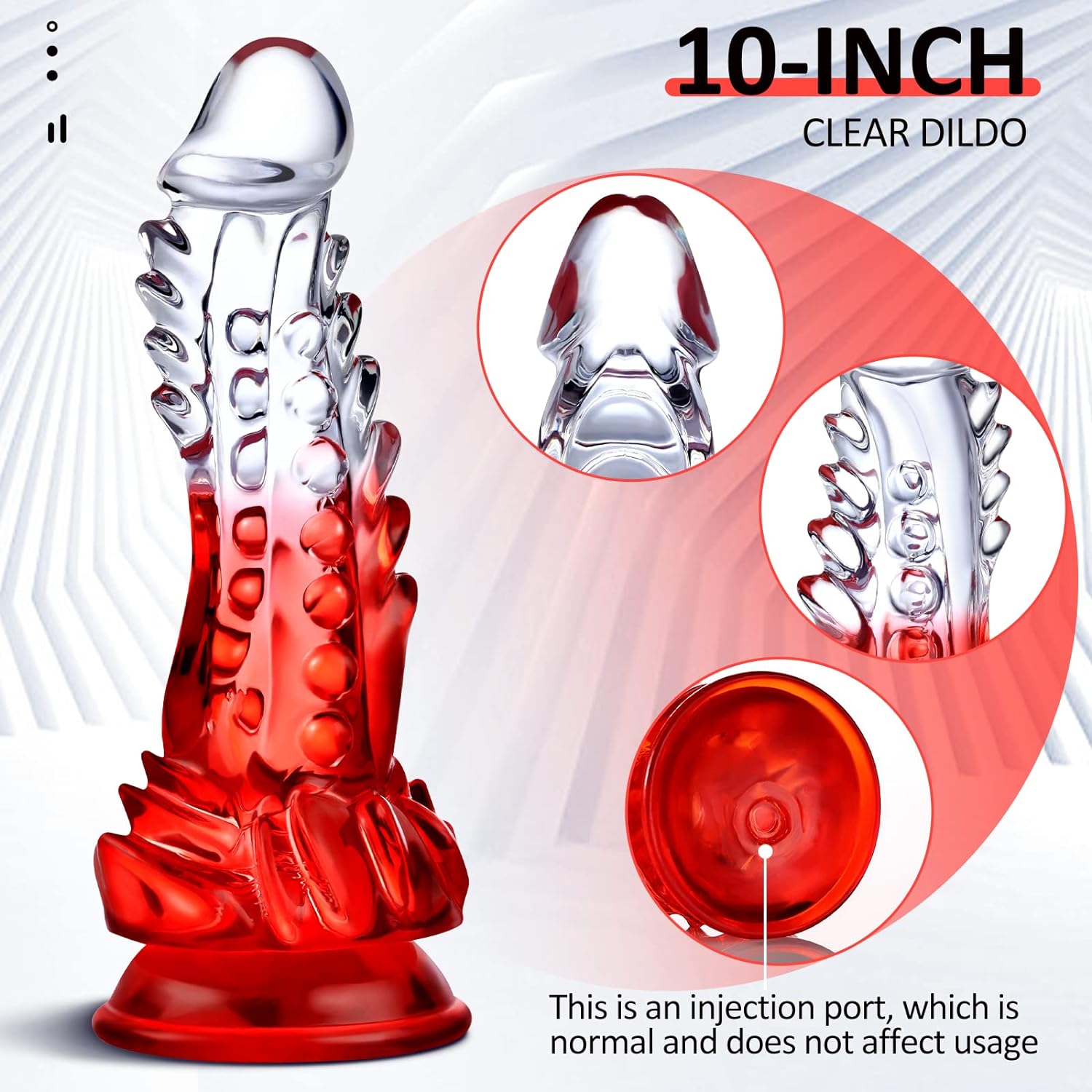 Clear Monster Dildos