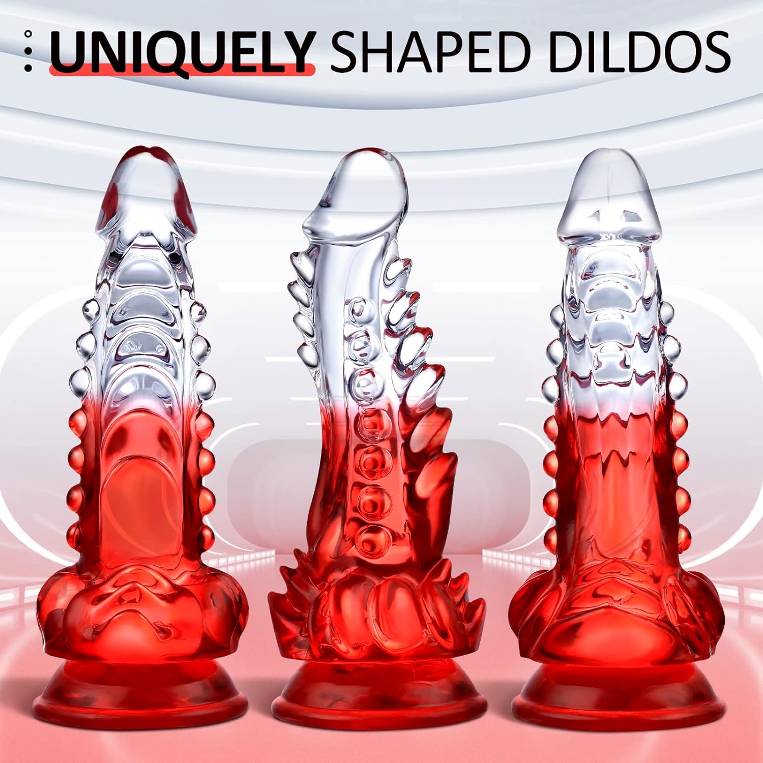 Clear Monster Dildos