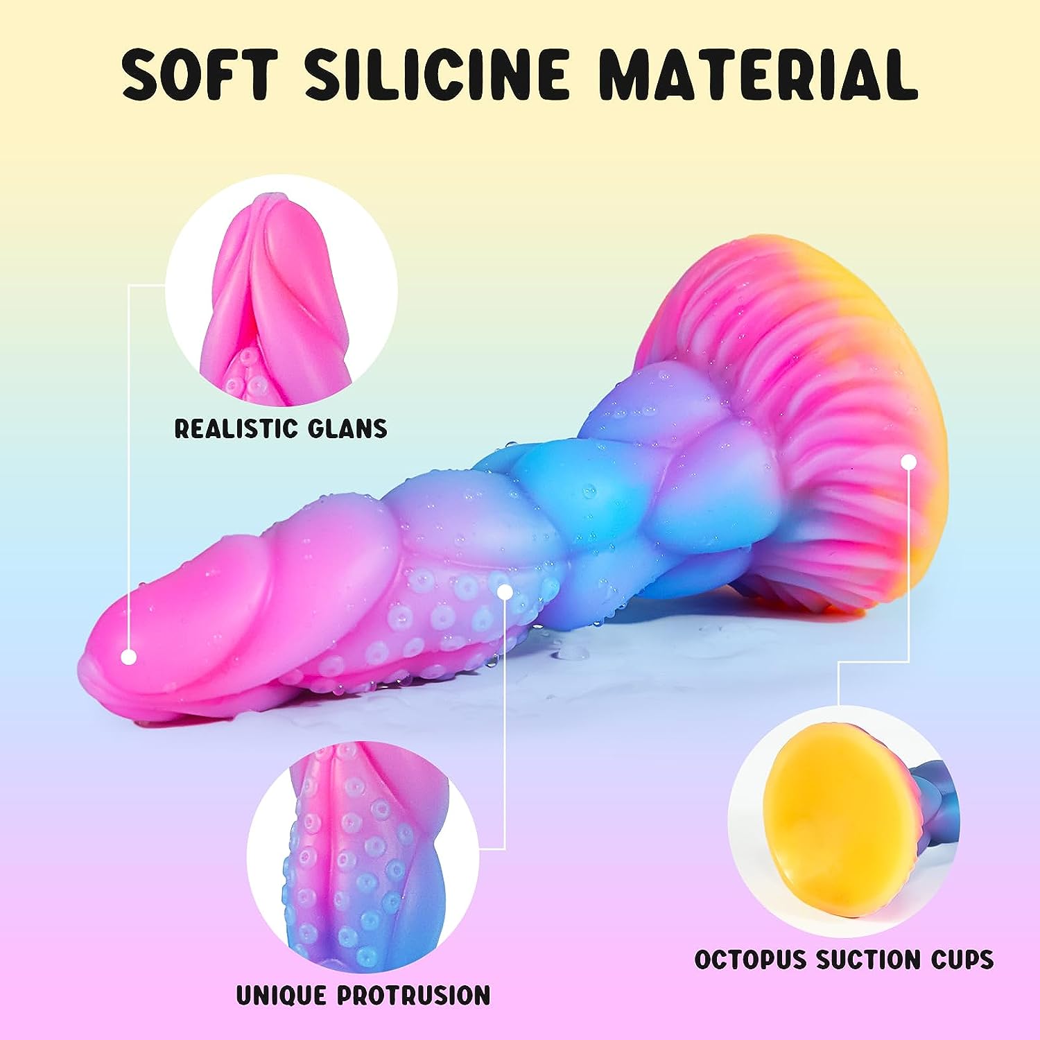 Realistic Monster Silicone Dildo