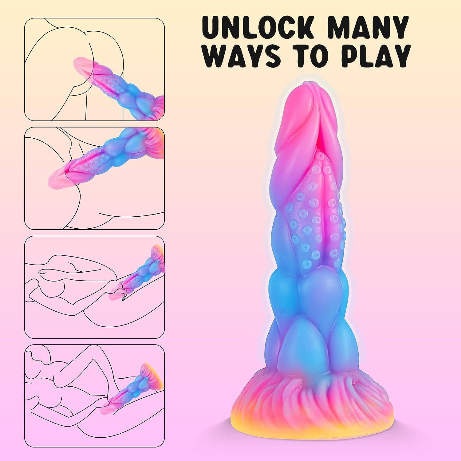 Realistic Monster Silicone Dildo